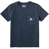 image:imageCarhartt Womens Irvine Relaxed Floral Pocket TShirtDeep Smoke Blue