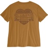 image:imageCarhartt Womens Irvine Relaxed Heritage Heart TShirtCarhartt Brown