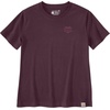 image:imageCarhartt Womens Irvine Relaxed Heritage Heart TShirtDeep Cherrywood