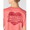 image:imageCarhartt Womens Irvine Relaxed Heritage Heart TShirtLight Amber