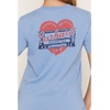 image:imageCarhartt Womens Irvine Relaxed Heritage Heart TShirtWorkwear Blue