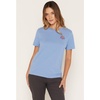 image:imageCarhartt Womens Irvine Relaxed Heritage Heart TShirtWorkwear Blue