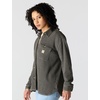 image:imageCarhartt Womens Oversizedfit Heavyweight Waffle Knit ShirtCarbon Heather