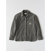 image:imageCarhartt Womens Oversizedfit Heavyweight Waffle Knit ShirtCarbon Heather
