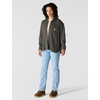 image:imageCarhartt Womens Oversizedfit Heavyweight Waffle Knit ShirtCarbon Heather