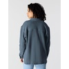 image:imageCarhartt Womens Oversizedfit Heavyweight Waffle Knit ShirtFaded Navy