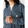 image:imageCarhartt Womens Oversizedfit Heavyweight Waffle Knit ShirtFaded Navy