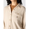 image:imageCarhartt Womens Oversizedfit Heavyweight Waffle Knit ShirtOat Milk