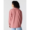 image:imageCarhartt Womens Oversizedfit Heavyweight Waffle Knit ShirtRose Tint