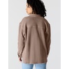 image:imageCarhartt Womens Oversizedfit Heavyweight Waffle Knit ShirtSepia
