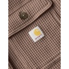 image:imageCarhartt Womens Oversizedfit Heavyweight Waffle Knit ShirtSepia