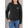 image:imageCarhartt Womens Relaxed Fit Midweight French Terry Crewneck SweatshirtBlack