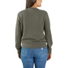 image:imageCarhartt Womens Relaxed Fit Midweight French Terry Crewneck SweatshirtDusty Olive