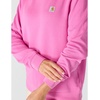 image:imageCarhartt Womens Relaxed Fit Midweight French Terry Crewneck SweatshirtElectric Fuchsia