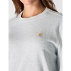 image:imageCarhartt Womens Relaxed Fit Midweight French Terry Crewneck SweatshirtHeather Gray