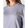 image:imageCarhartt Womens Relaxed Fit Midweight French Terry Crewneck SweatshirtMica