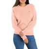 image:imageCarhartt Womens Relaxed Fit Midweight French Terry Crewneck SweatshirtTropical Peach
