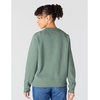image:imageCarhartt Womens Sawyer Crewneck SweatshirtGreen Slate Heather