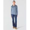 image:imageCarhartt Womens TENCEL Fiber Series HalfZip SweatshirtIron Blue