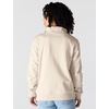 image:imageCarhartt Womens TENCEL Fiber Series HalfZip SweatshirtOat Milk