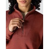 image:imageCarhartt Womens TENCEL Fiber Series HalfZip SweatshirtSpice Red