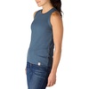 image:imageCarhartt Womens Tencel Fiber Series Fitted Ribbed TankIron Blue