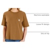 image:imageCarhartt Womens Tencel Fiber Series Loose TShirtCarhartt Brown