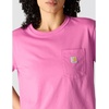 image:imageCarhartt Womens Tencel Fiber Series Loose TShirtElectric Fuchsia
