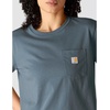 image:imageCarhartt Womens Tencel Fiber Series Loose TShirtIron Blue