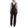 image:imageCarhartt Womens Washed Duck Insulated Bib OverallDark Brown