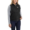 image:imageCarhartt Womens Washed Duck Mock Neck VestBlack