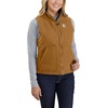 image:imageCarhartt Womens Washed Duck Mock Neck VestCarhartt Brown