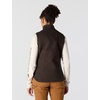image:imageCarhartt Womens Washed Duck Mock Neck VestDark Brown