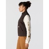 image:imageCarhartt Womens Washed Duck Mock Neck VestDark Brown