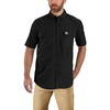 image:imageCarhartt Mens 105292 Force Relaxed Fit Lightweight Short Sleeve ShirtBlack