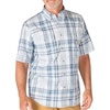 image:imageCarhartt Mens 107273 Fort Loose Short Sleeve Plaid ShirtBlue Aura