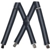 image:imageCarhartt Mens A0005520 Rugged Flex Elastic TwoTone SuspendersElastic Twotone BlackSteel Stripe