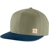 image:imageCarhartt Mens Firm Duck Flat Brim CapDusty Olive