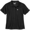 image:imageCarhartt Mens Force Relaxed Fit Lightweight ShortSleeve Pocket PoloBlack