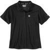 image:imageCarhartt Mens Force Relaxed Fit Lightweight ShortSleeve Pocket PoloN04black