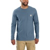 image:imageCarhartt Mens Force Relaxed Fit Midweight LongSleeve Pocket TShirtThundercloud