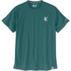image:imageCarhartt Mens Force Relaxed Logo TShirtTransformative Teal