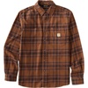 image:imageCarhartt Mens Hamilton Relaxed Ls Plaid ShirtRed Duck