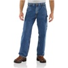 image:imageCarhartt Mens Loose Straight Denim DungareeDarkstone