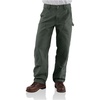 image:imageCarhartt Mens Loose Straight Washed Duck DoubleFront DungareeMoss
