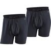image:imageCarhartt Mens UU0196M Force Stretch Jersey 5 Inch Boxer Brief 2PackBlack