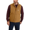 image:imageCarhartt Mens Washed Duck MockNeck VestCarhartt Brown