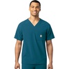 image:imageCarhartt Scrubs C16110 Mens Force CrossFlex Modern Fit Chest PocketCaribbean