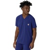 image:imageCarhartt Scrubs for Men Force CrossFlex VNeck Tops with 3 PocketsGalaxy Blue