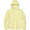 image:imageCarhartt Womens 106236 Womens Force Sun Defender Lightweight LongSlCelestial Yellow